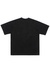 Quote t-shirt show must go on tee retro slogan top in black