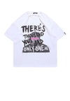 Graffiti t-shirt Kanye rapper tee skater slogan top in black