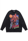 Scottie Pippen sweater knitted distressed basketball jumper