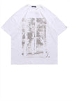 Dark Forest t-shirt Gothic tee creepy punk top in White