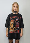 Basketball t-shirt vintage wash USA tee retro Rodzilla top