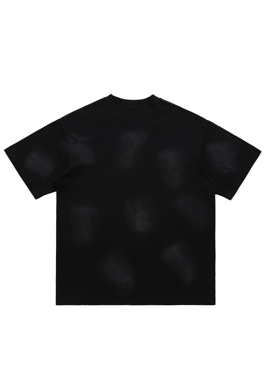 Hip-hop t-shirt rapper tee Notorious B.I.G. top acid black