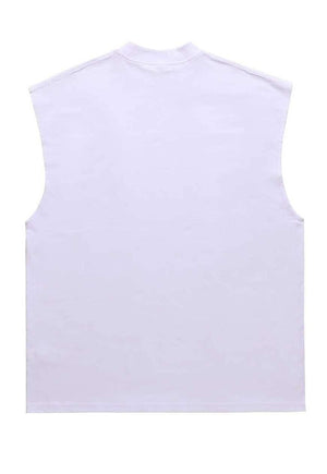 Foot fetish sleeveless t-shirt retro tank top surfer vest