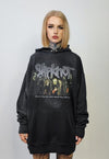 Slipknot hoodie metal band pullover vintage wash jumper grey