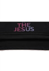 Jesus print t-shirt God graffiti retro tee Gothic top Black