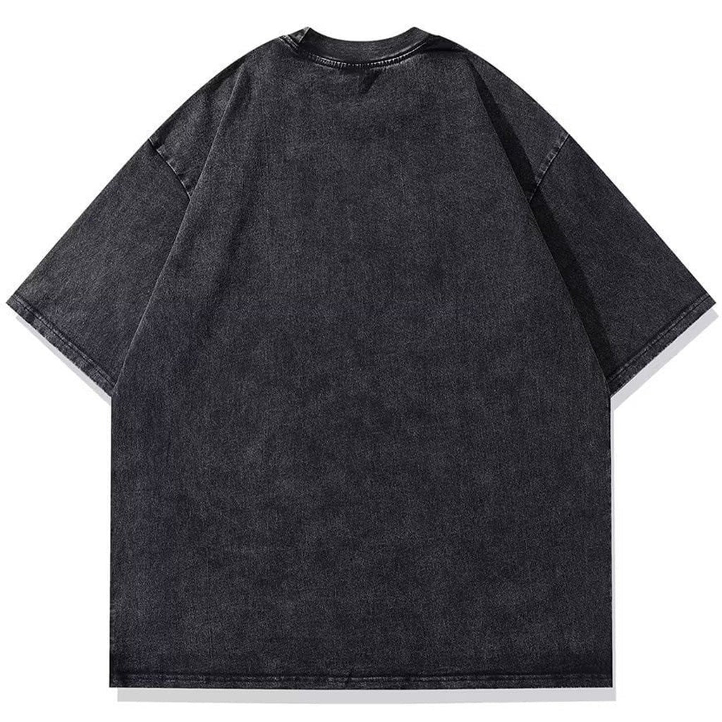 Sonic , Teddy PRINT vintage wash Grunge t-shirt sample sale 3 for 2
