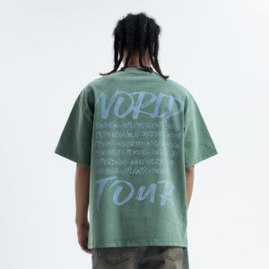 Dead rapper t-shirt hip-hop tee angel print top in grey