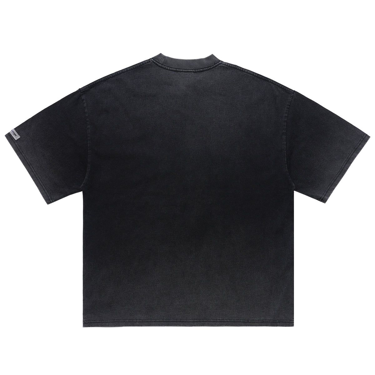 Blindfold t-shirt creepy girl top grunge punk tee in blue