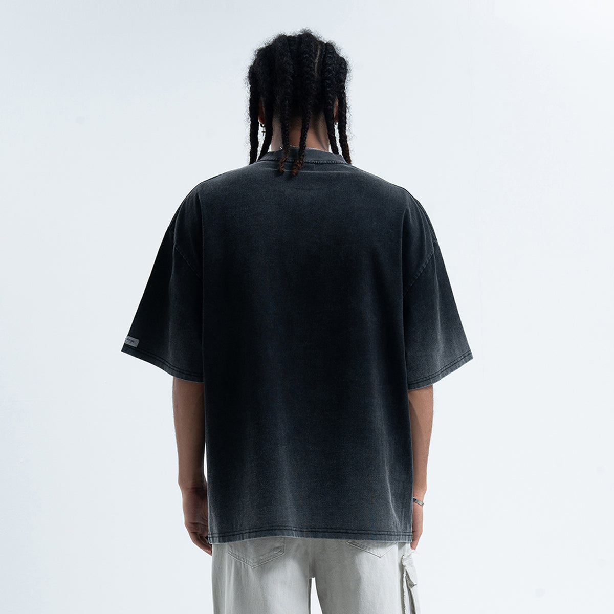 Dennis Rodman t-shirt psychedelic top basketball player tee in Black