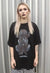 Angel print tee Gothic Y2K grunge t-shirt horror top black