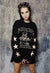 Alien print t-shirt UFO tee grunge star DJ top in black