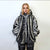 Oil wash faux fur bomber detachable premium fleece jacket