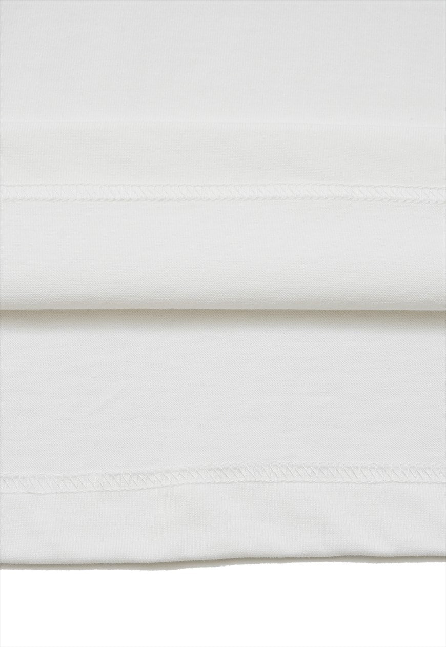 Bionic hand t-shirt cyberpunk tee grunge raver top in white