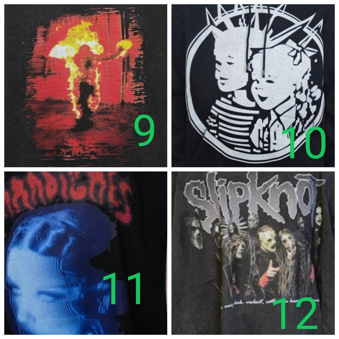 Metal band hoodie punk rocker pullover metalcore jumper gorpcore sweatshirt vintage top EMO skater sweater burning man print vest