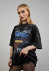 Van Gogh t-shirt vintage artist tee grunge top in acid grey