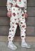 Decapitated teddy beam joggers handmade bear overalls white