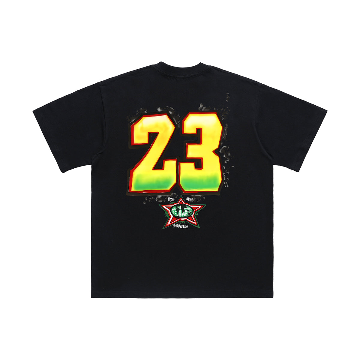Retro Michael Jordan t-shirt psychedelic tee basketball player top in white