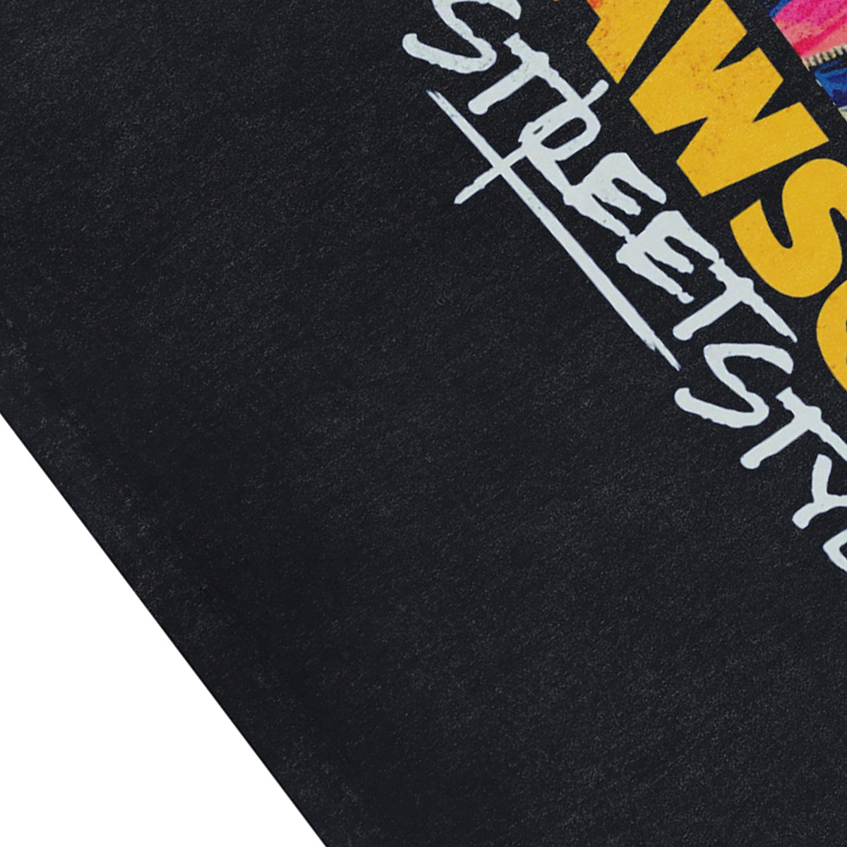 Cool cat print sleeveless t-shirt Japanese cartoon vest 80s retro poster tank top in acid wash black