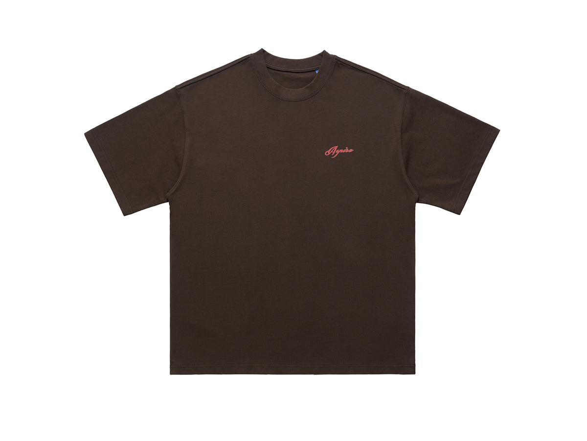 Motivational t-shirt dont give up slogan top retro tee in blue