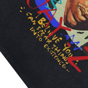 Jay Z sleeveless t-shirt vintage rapper vest hip-hop tank top in acid wash black