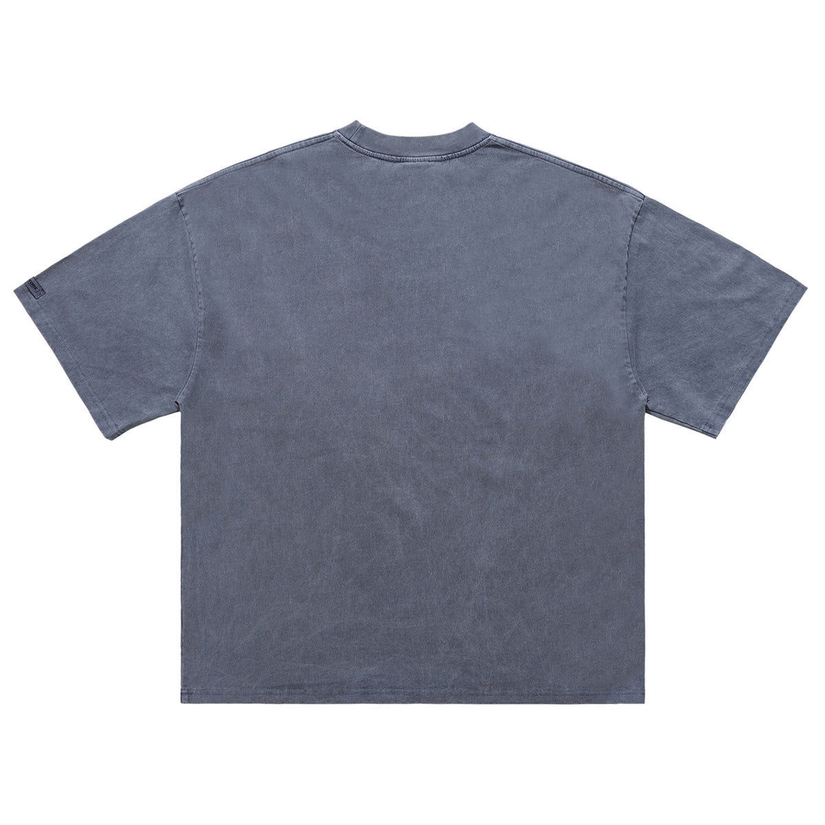 Blindfold t-shirt creepy girl top grunge punk tee in blue