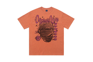 Arabic t-shirt hip-hop tee grunge rapper top in pink