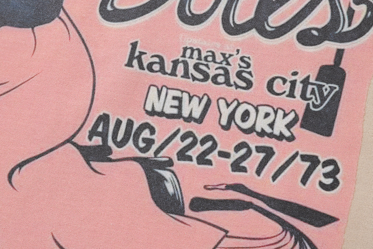 Bondage t-shirt princess print tee retro s&m top in CREAM