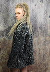 Sparkly sequin blazer luminous shiny high fashion jacket