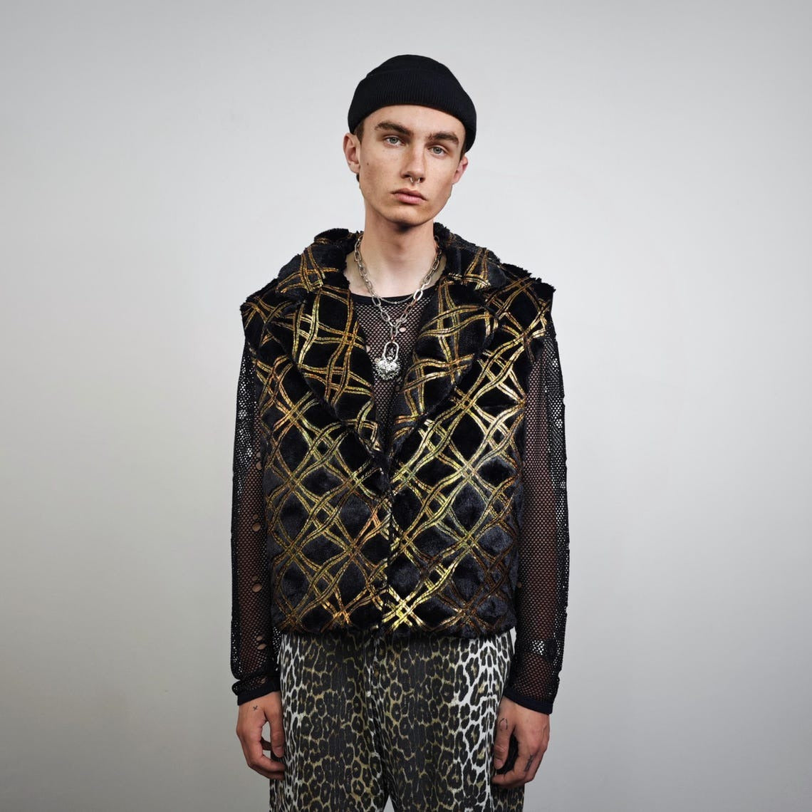 Glitter shorts black gold going out shiny embellished cropped trousers detachable handmade short festival trousers luminous hotpants