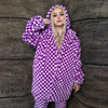 SKA check fleece coat handmade 2in1 Vans trench chess jacket