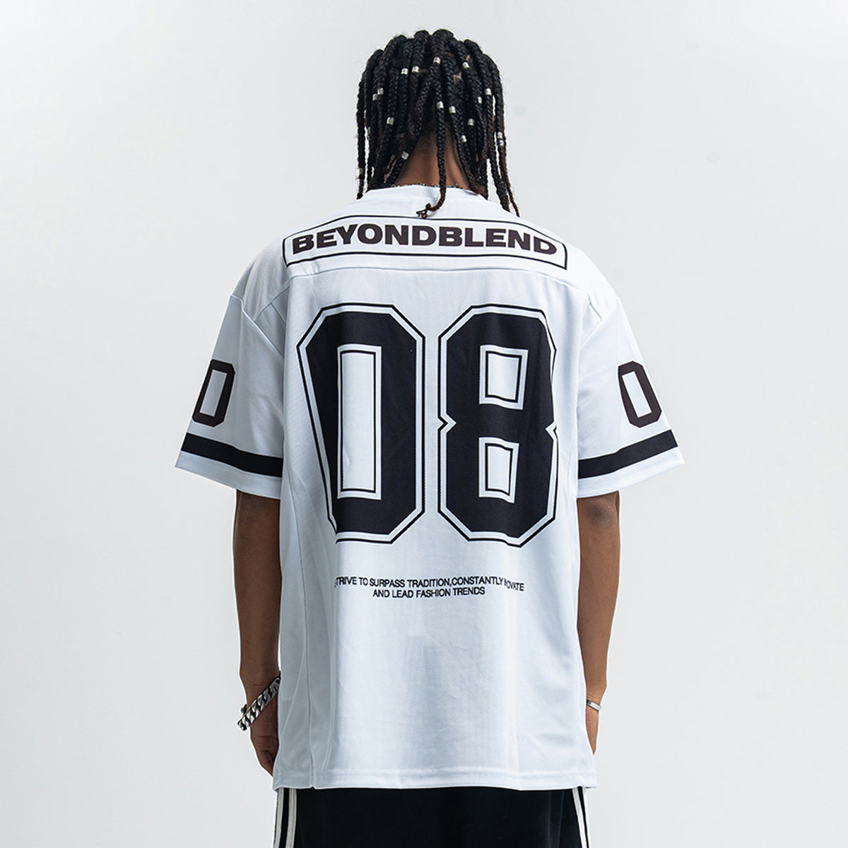 American baseball t-shirt retro college top 00s basketball tee in blue