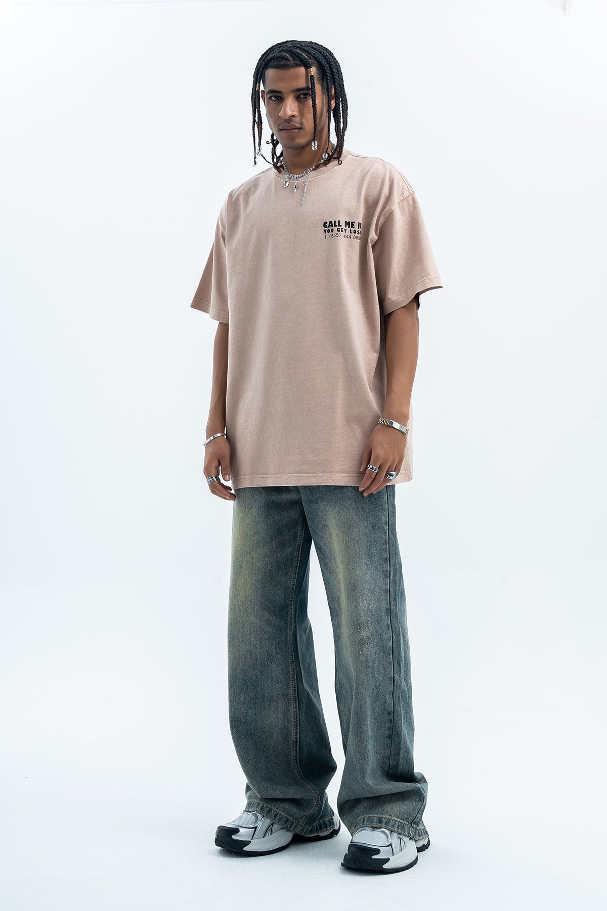 Love affair t-shirt retro photograph top lovers tee in cream