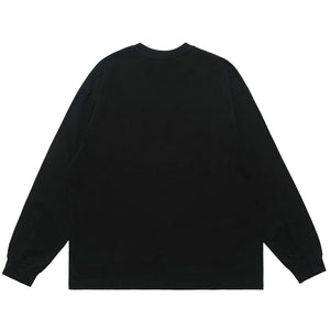 Magician slogan jumper long sleeve singer t-shirt rocker top in white