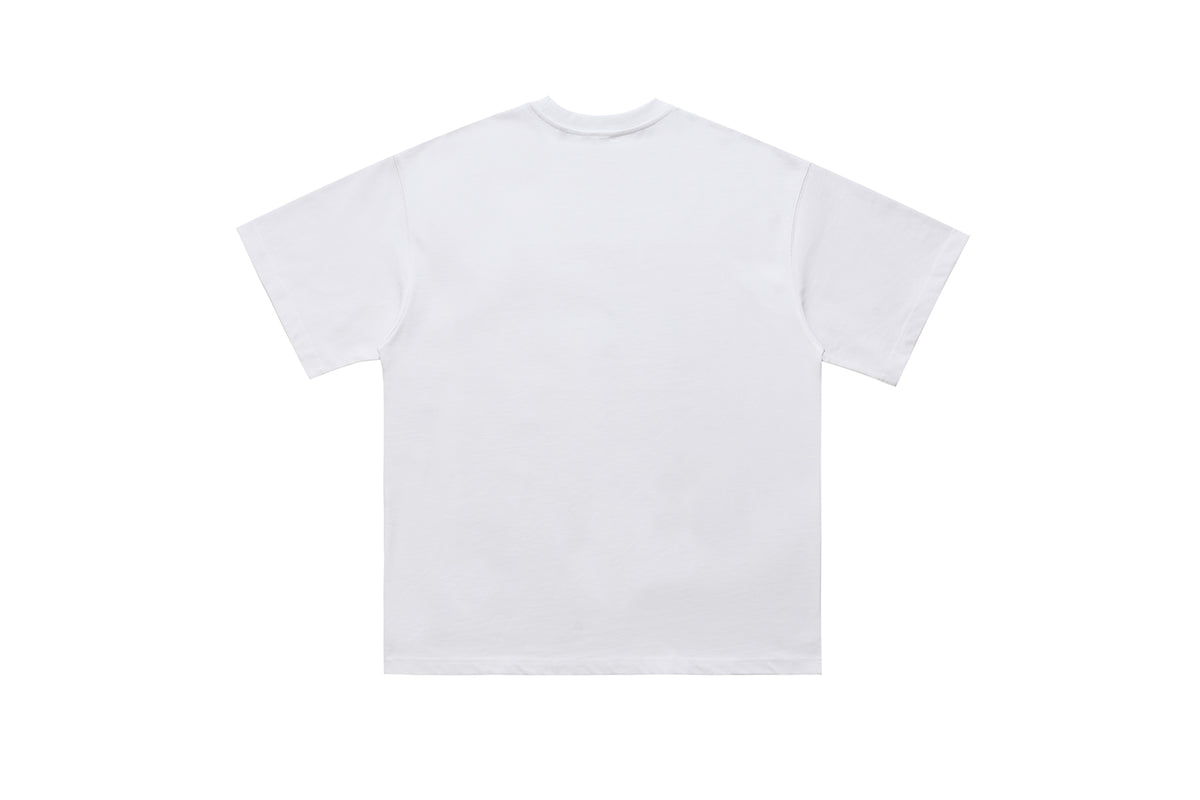 Angel devil t-shirt funny religion top retro cartoon tee in black