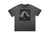 Gothic t-shirt desert monster top creepy print tee in grey