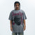 Arabic t-shirt hip-hop tee grunge rapper top in grey