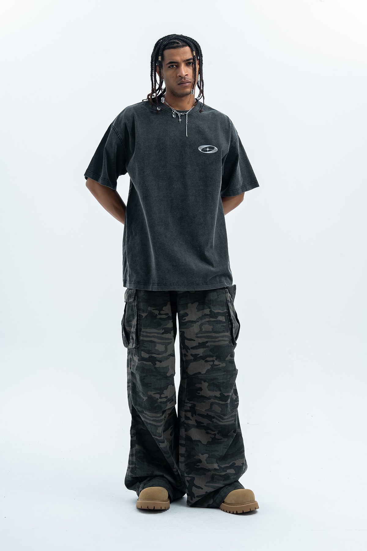 Mona Lisa t-shirt graffiti tee creepy top grunge jumper in green