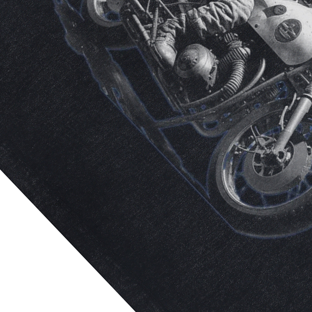 Apostle slogan sleeveless t-shirt spaceman print surfer vest astronaut tank top in acid wash black