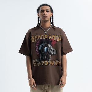 Cyberpunk t-shirt grunge raver tee virtual reality top in black