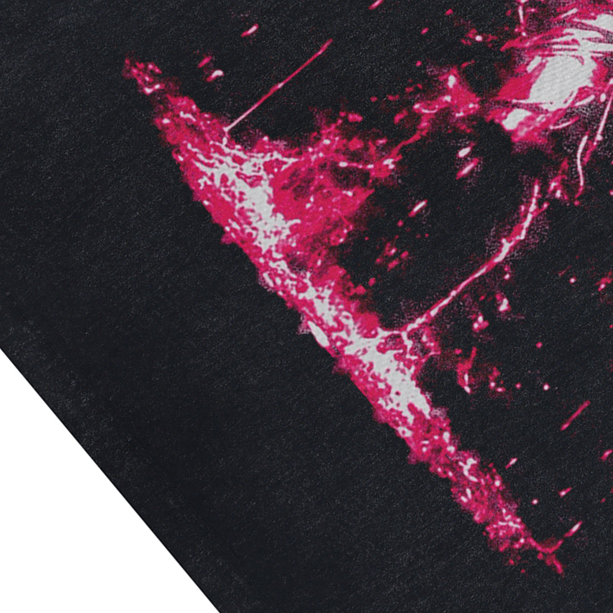 Salvation slogan sleeveless t-shirt creepy gothic surfer vest horror angel tank top in acid wash black