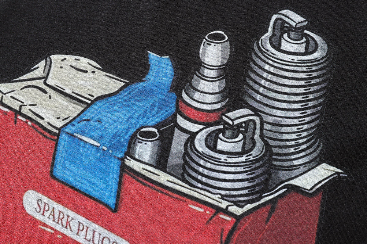 Motorsports t-shirt retro racing tee funny y2k top in cream