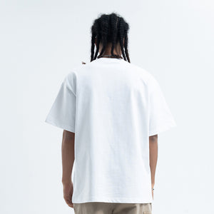 Prayer t-shirt cross print tee religion top in white