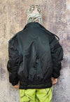 Motorcycle bomber gorpcore utility MA1 cargo biker jacket