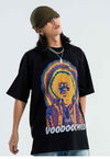 Rainbow t-shirt premium vintage wash rock musician tee