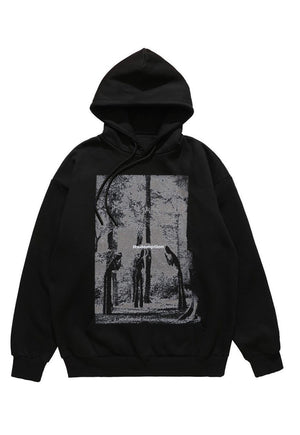 Gothic hoodie redemption slogan pullover premium jumper