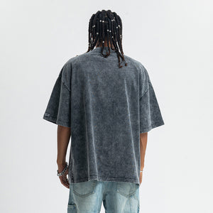 Vintage Kendrick Lamar t-shirt hip-hop top gangster tee in grey