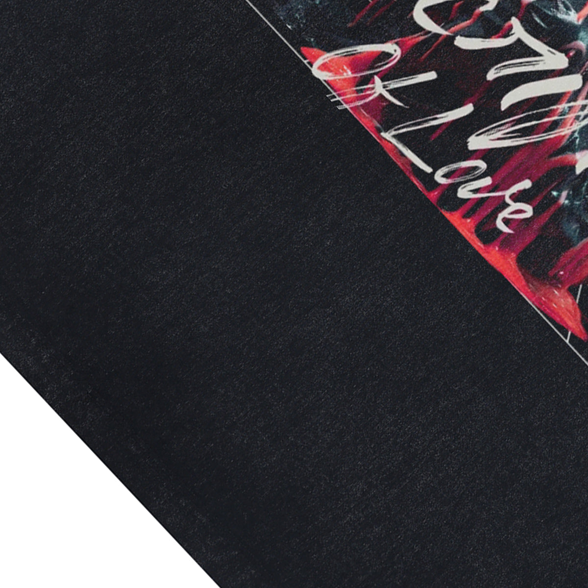 Sacrifice slogan sleeveless t-shirt gothic angel print surfer vest 00s creepy tank top in acid wash black