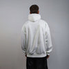 Asymmetric utility hoodie extreme zipper pullover raised neck jumper gorpcore sweatshirt cyberpunk ninja top Japanese Yamamoto sweater white