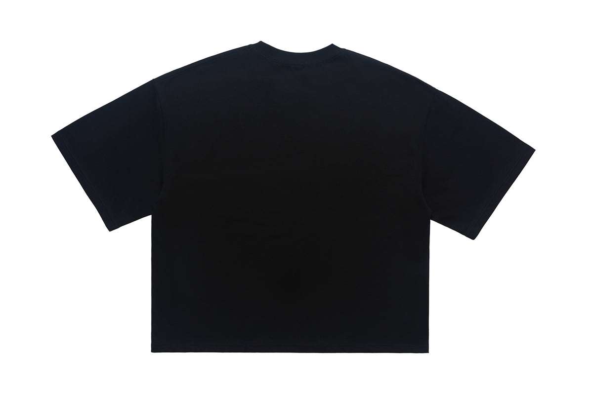 Valentines day t-shirt mouth print top y2k lovers tee in black