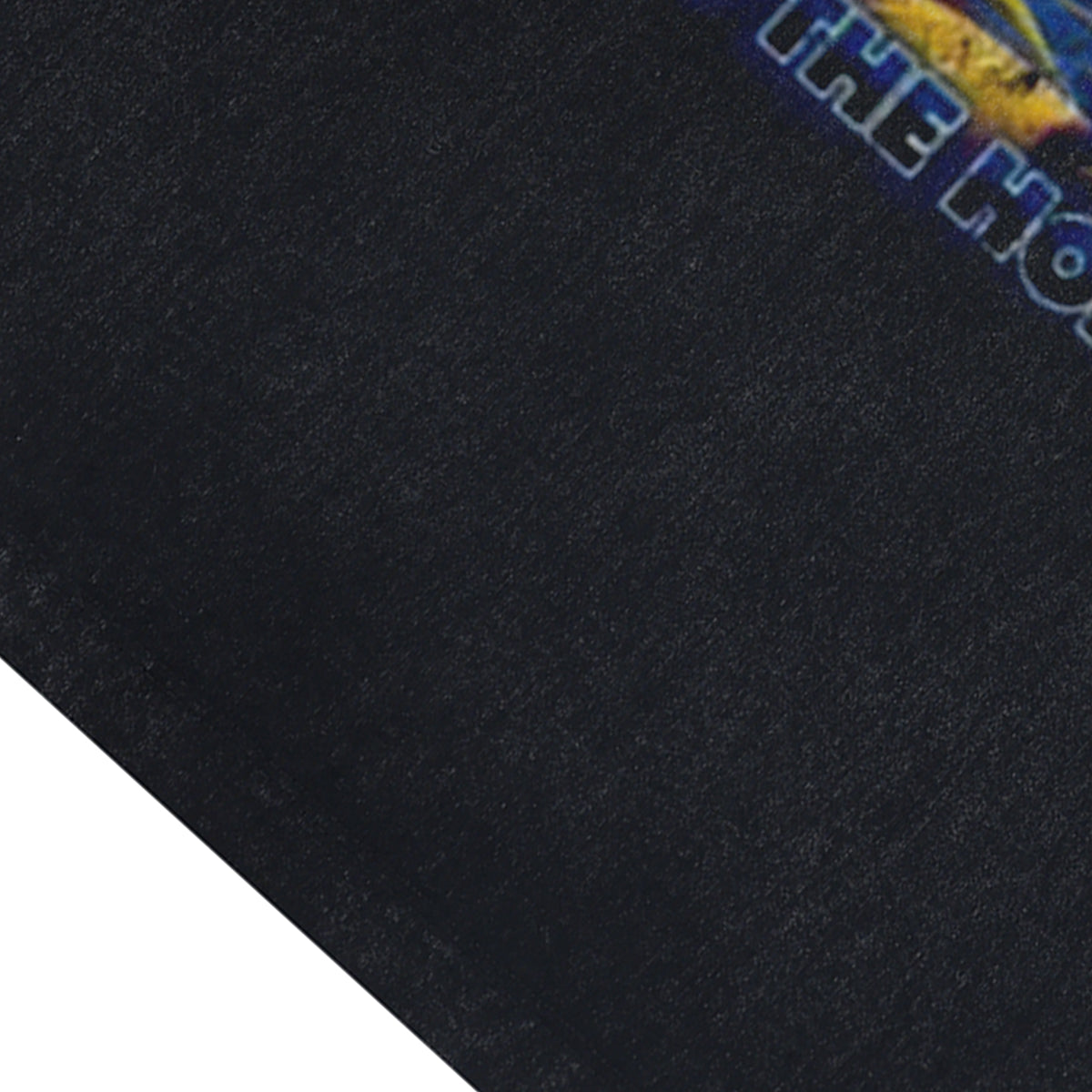 Landcape print sleeveless t-shirt retro psychedelic surfer vest 80s fantasy tank top in acid wash black